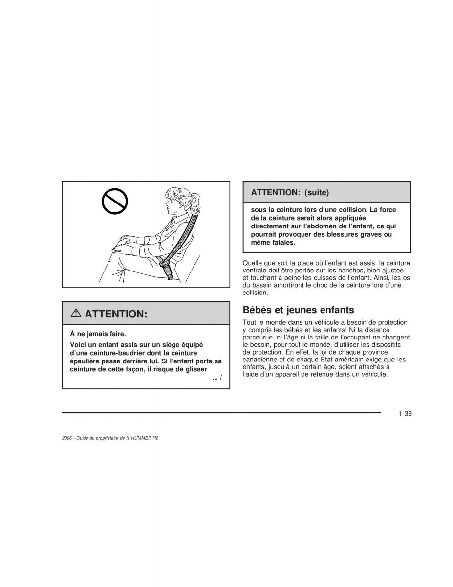 manual  Hummer H2 manuel du proprietaire / page 46