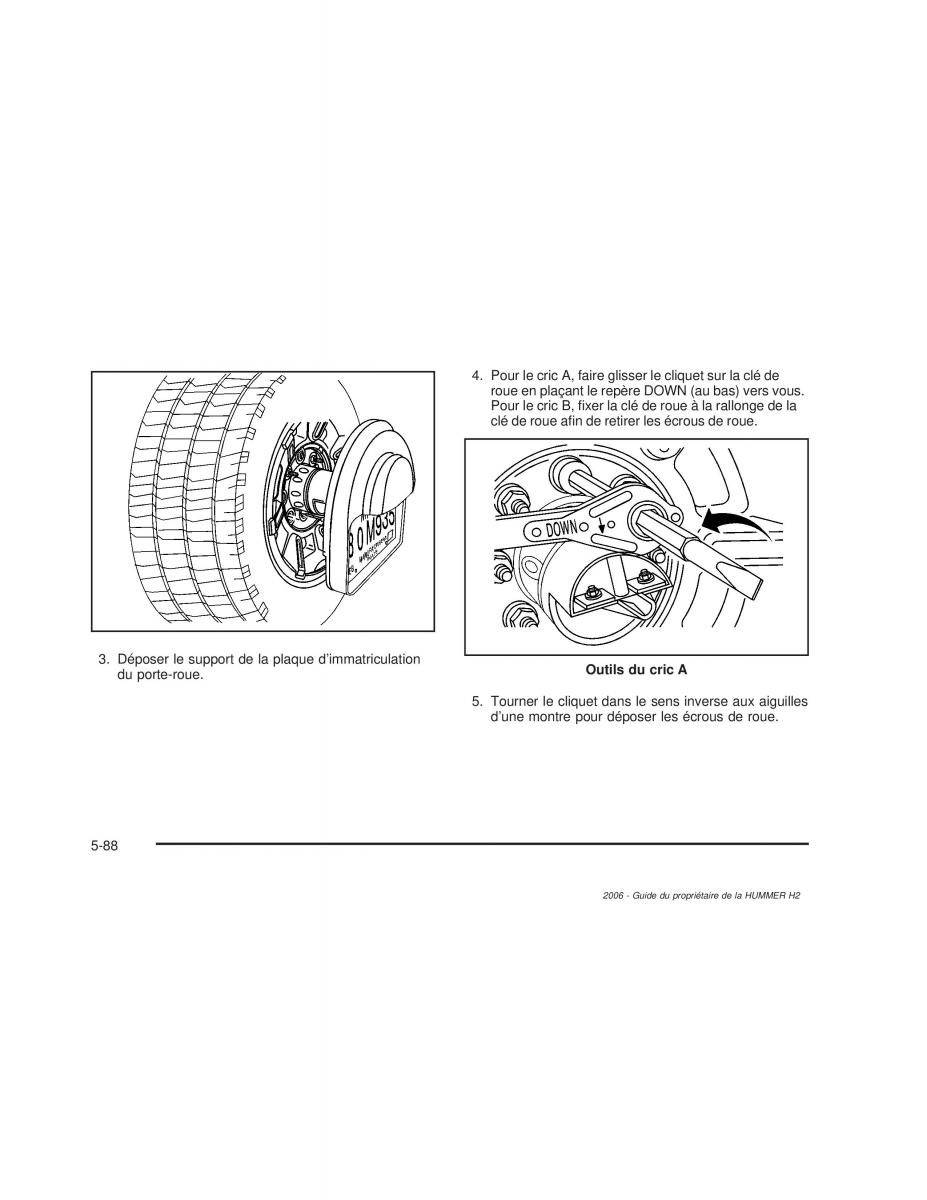 manual  Hummer H2 manuel du proprietaire / page 481