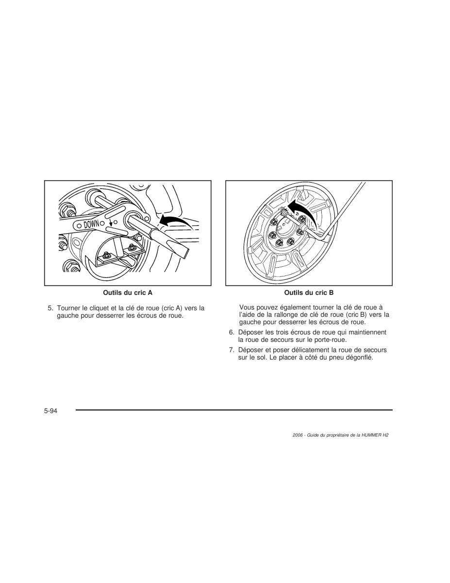 manual  Hummer H2 manuel du proprietaire / page 487