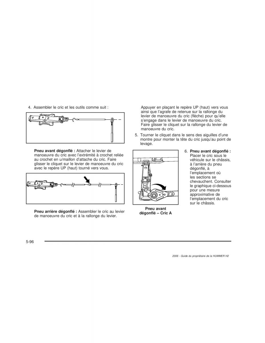 manual  Hummer H2 manuel du proprietaire / page 489