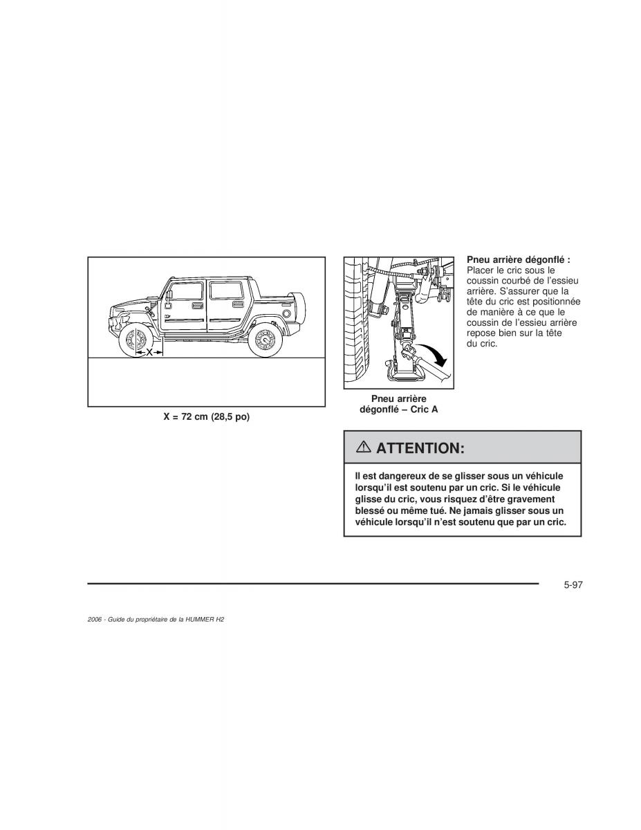 manual  Hummer H2 manuel du proprietaire / page 490