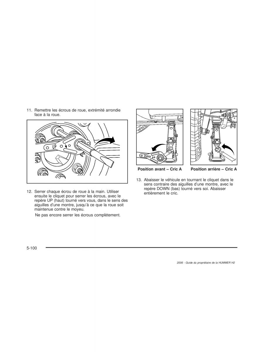 manual  Hummer H2 manuel du proprietaire / page 493