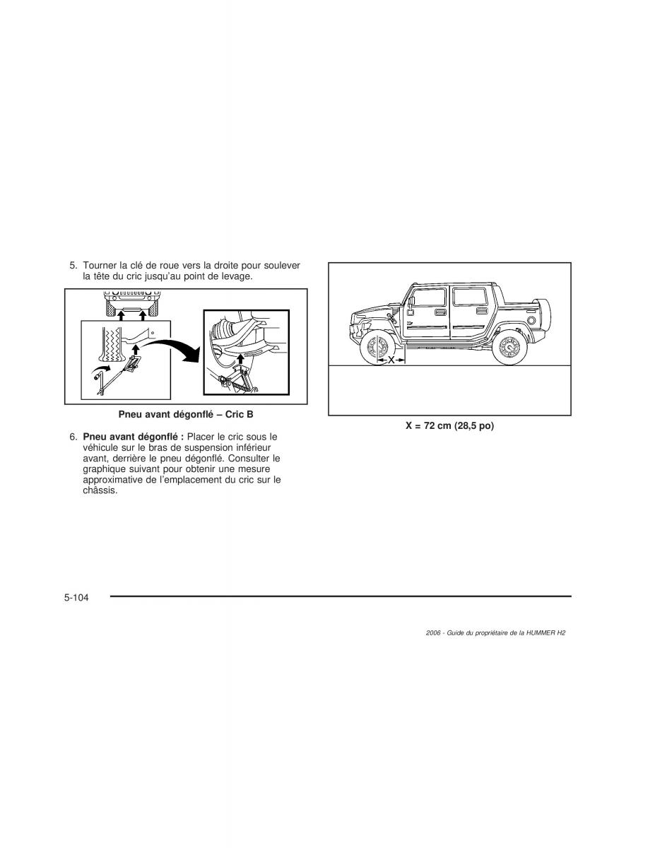 manual  Hummer H2 manuel du proprietaire / page 497