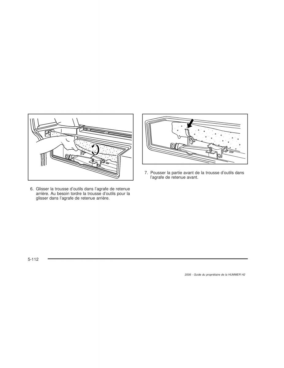 manual  Hummer H2 manuel du proprietaire / page 505