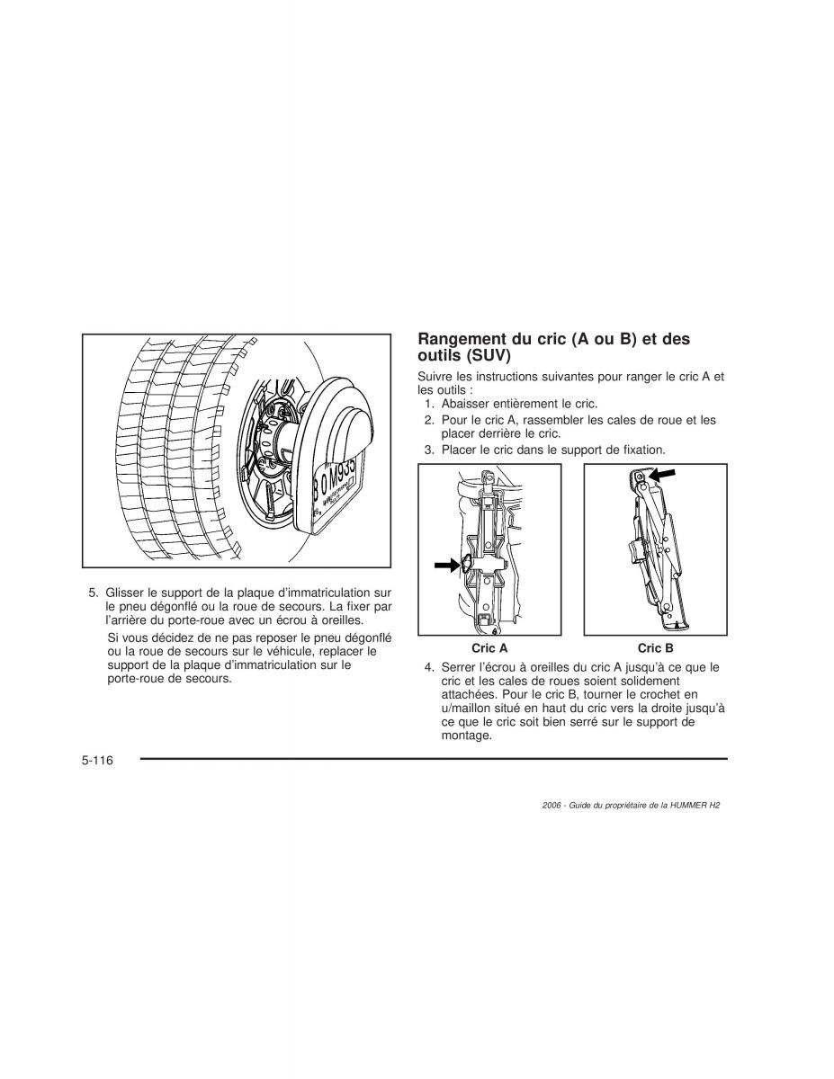 manual  Hummer H2 manuel du proprietaire / page 509