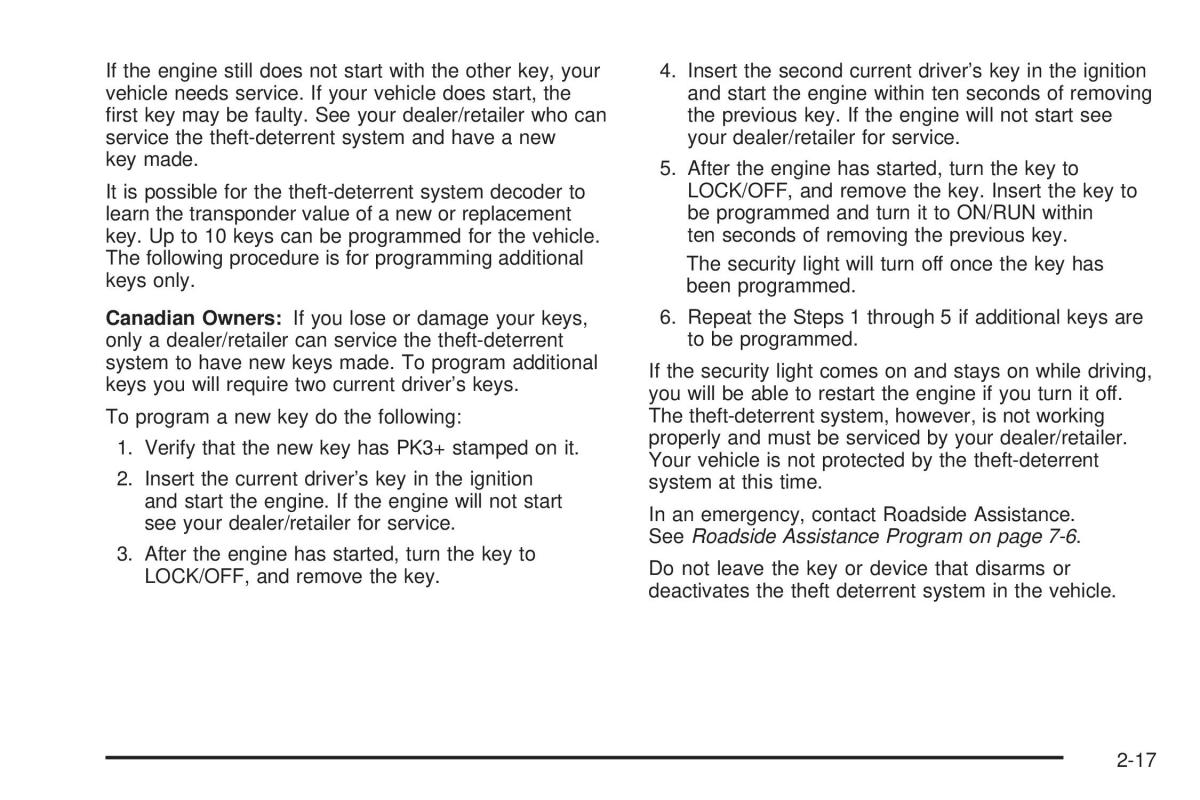 Hummer H3 owners manual / page 91