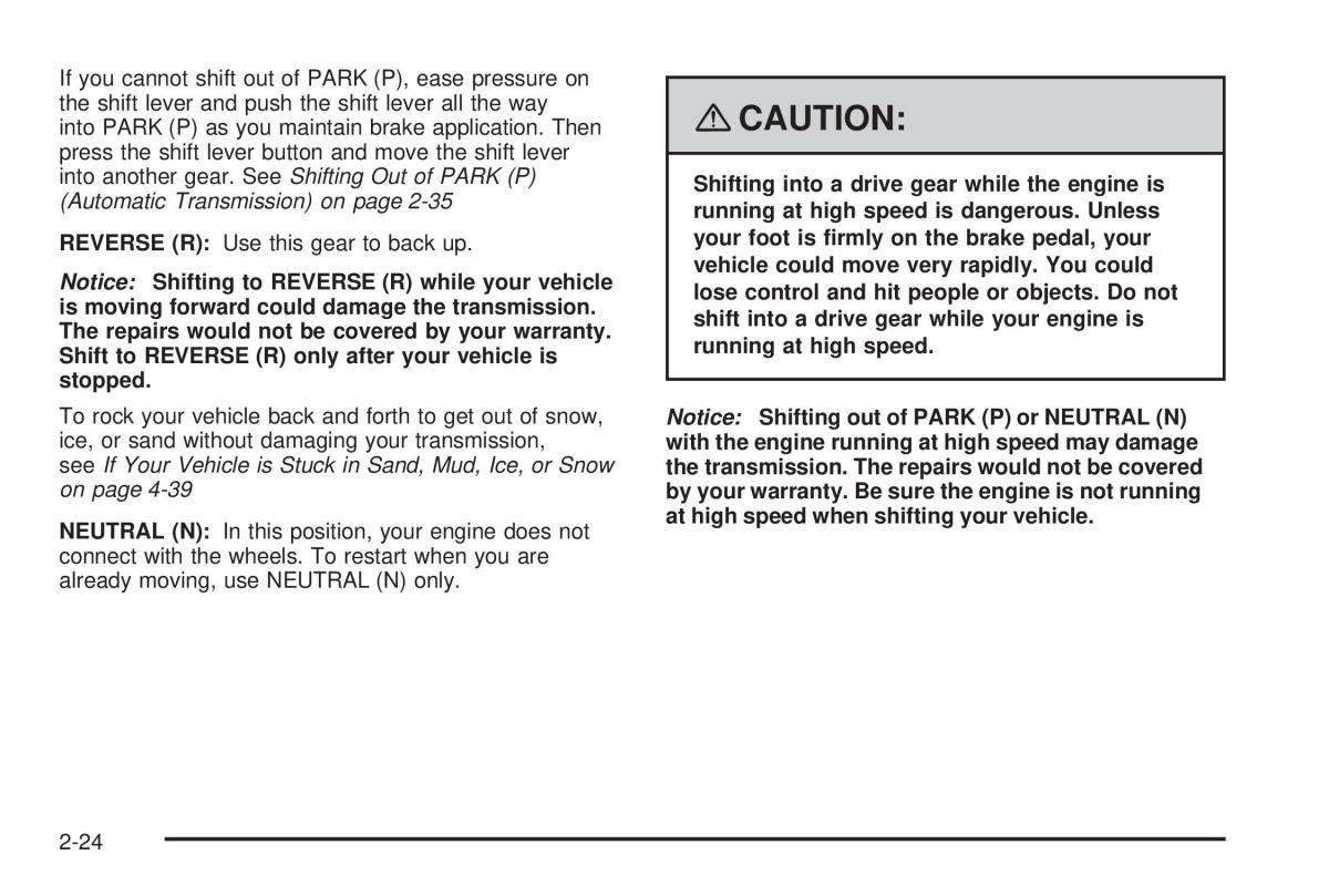 Hummer H3 owners manual / page 98