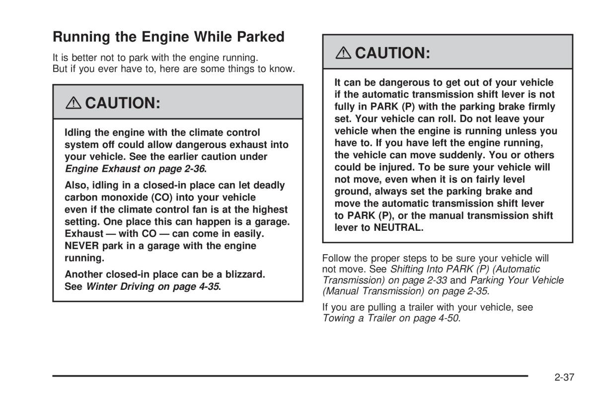 Hummer H3 owners manual / page 111