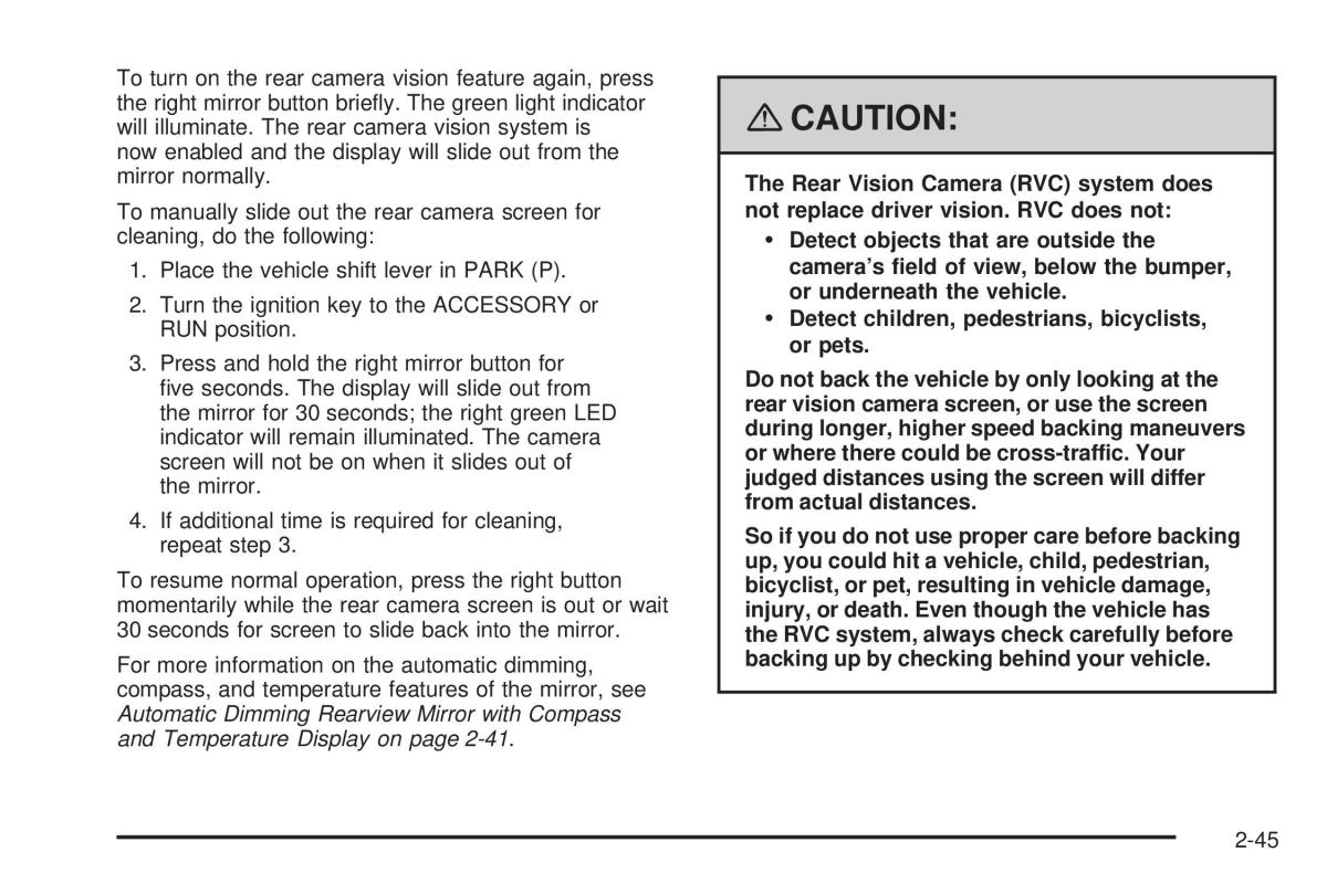 Hummer H3 owners manual / page 119