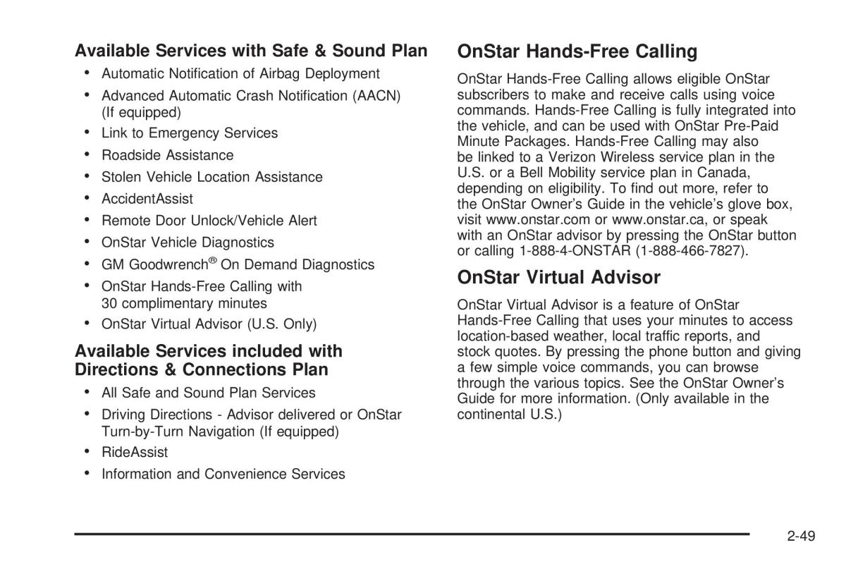 Hummer H3 owners manual / page 123