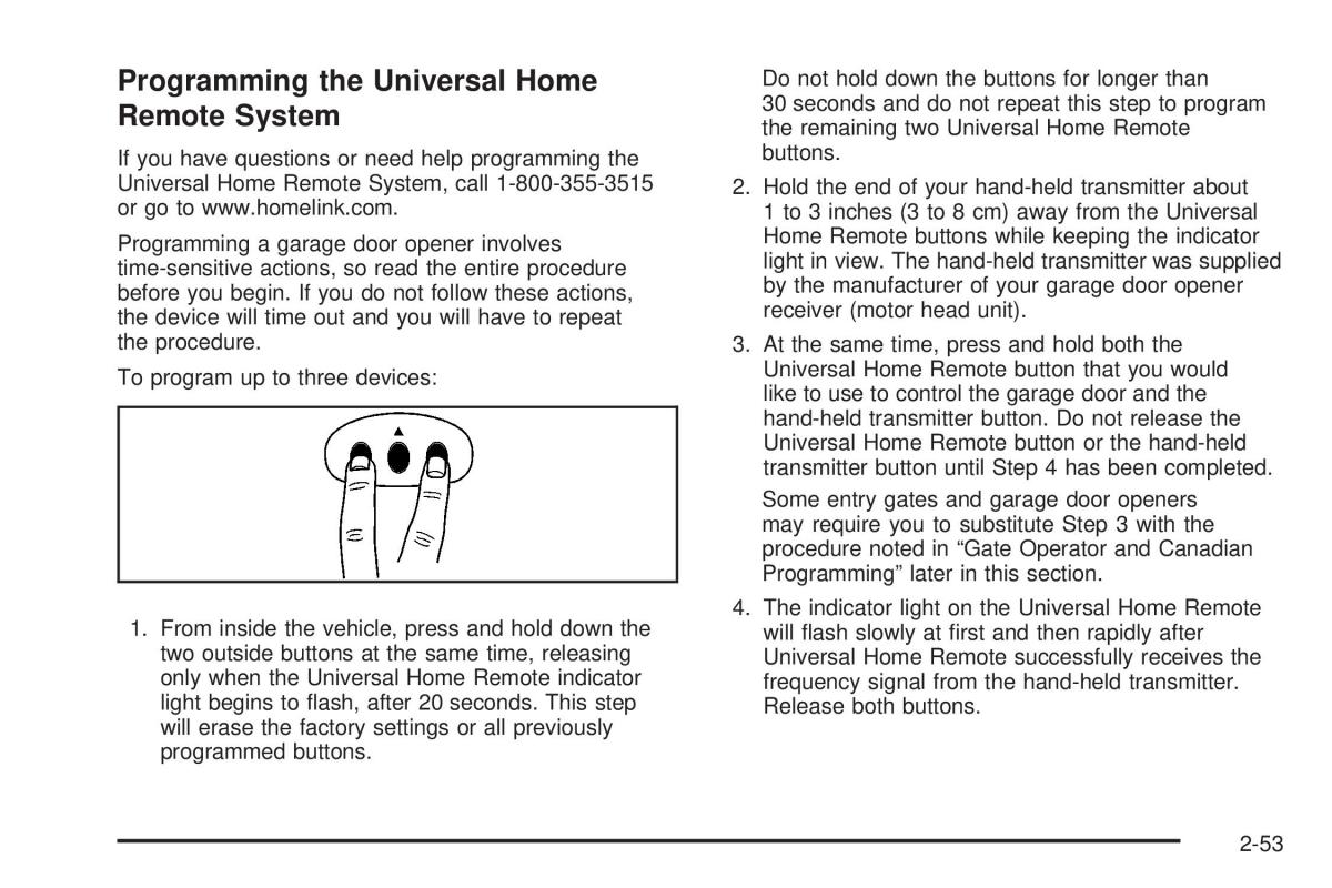 Hummer H3 owners manual / page 127