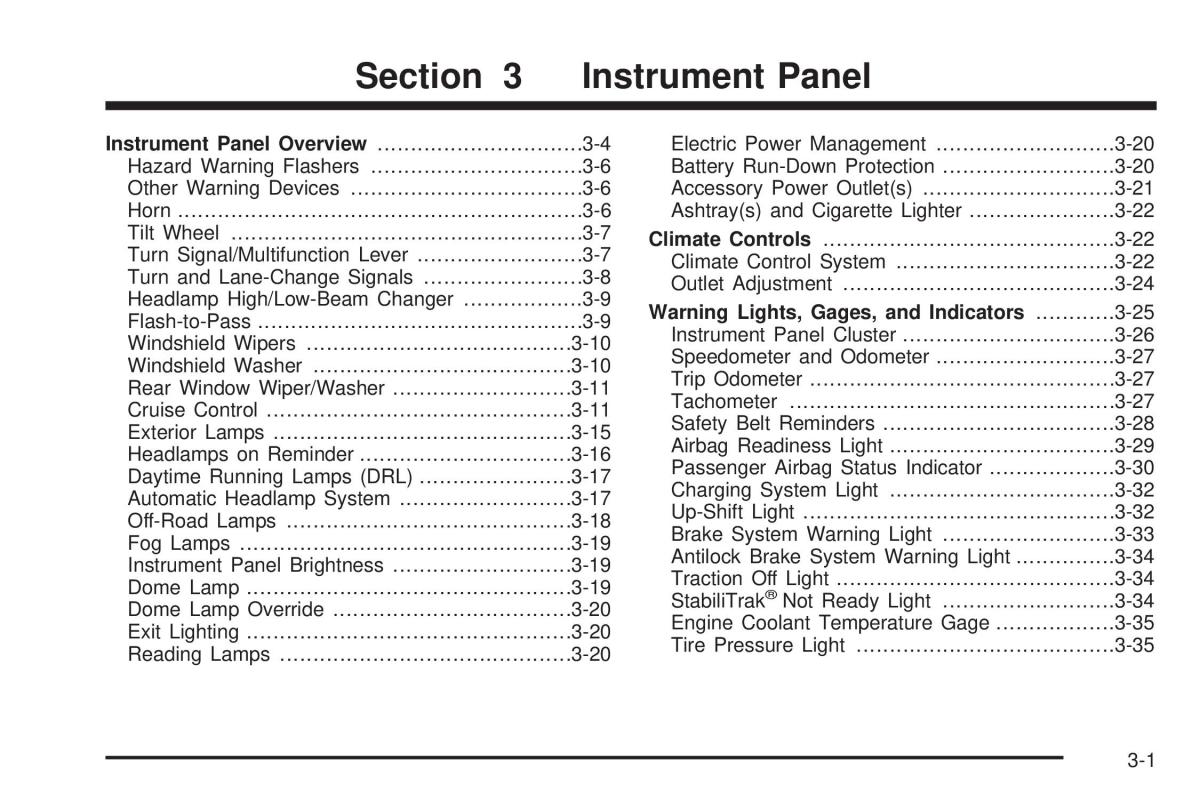 Hummer H3 owners manual / page 135