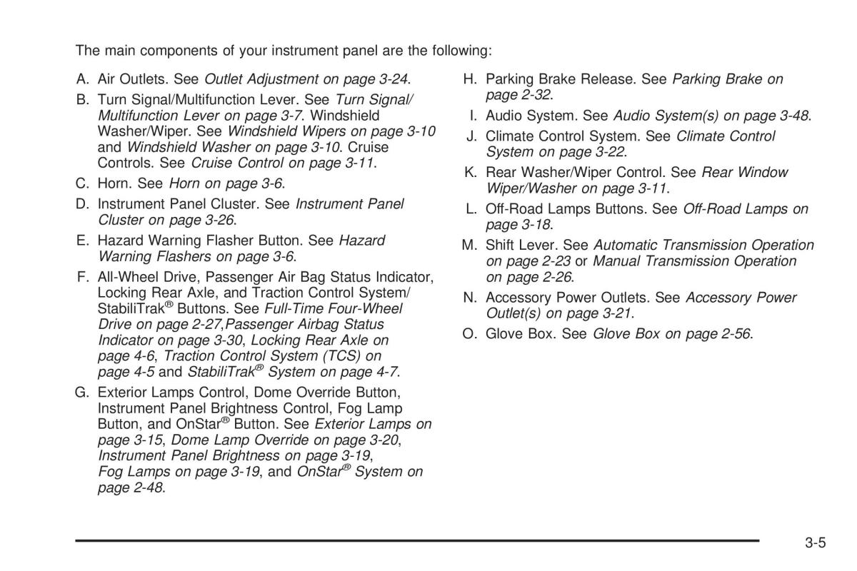 Hummer H3 owners manual / page 139