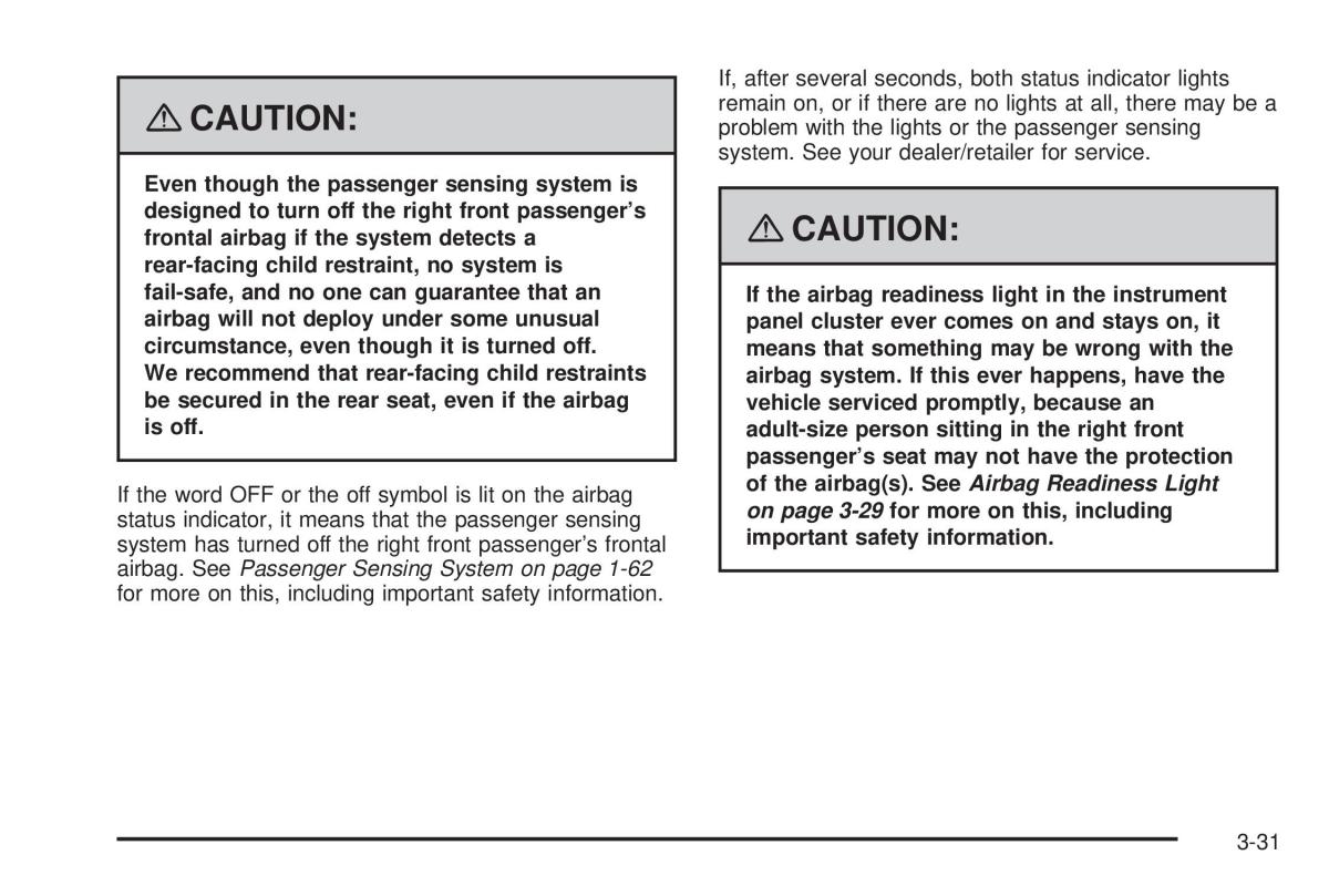 Hummer H3 owners manual / page 165