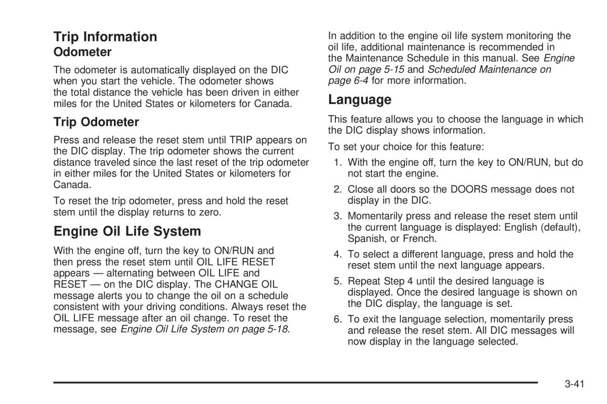 Hummer H3 owners manual / page 175