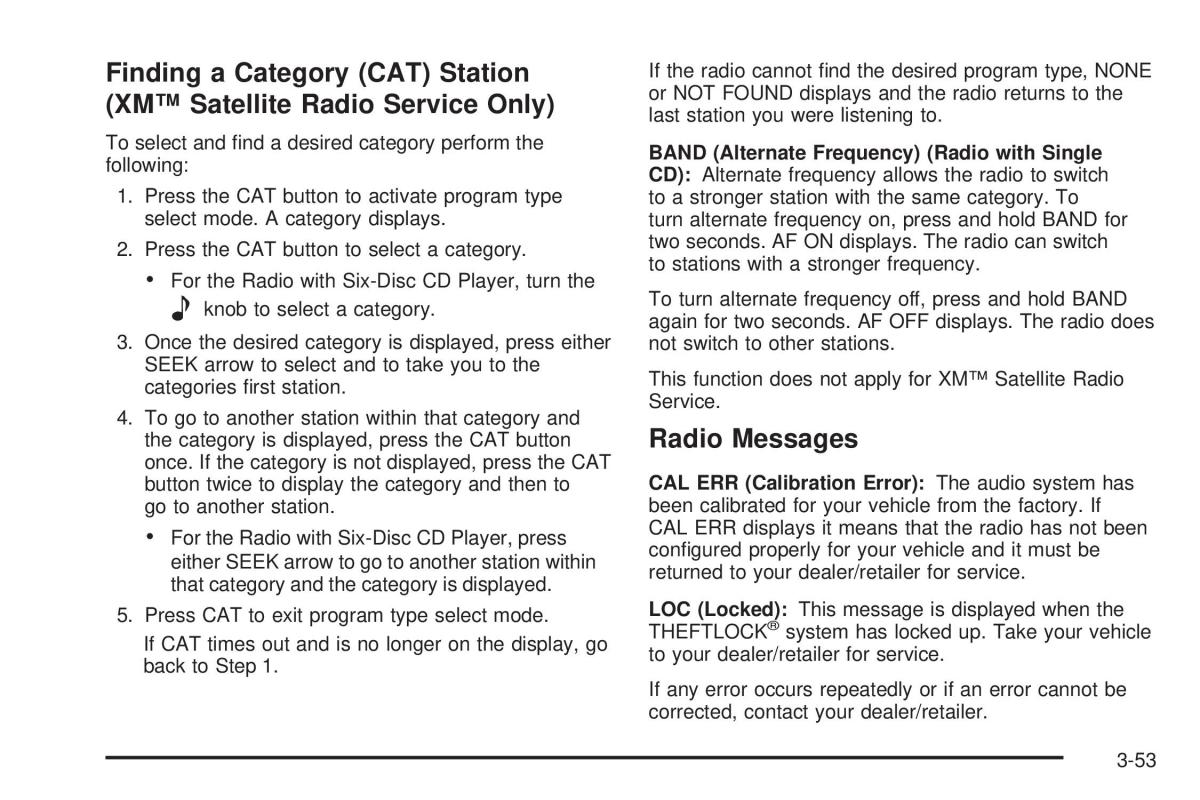 Hummer H3 owners manual / page 187