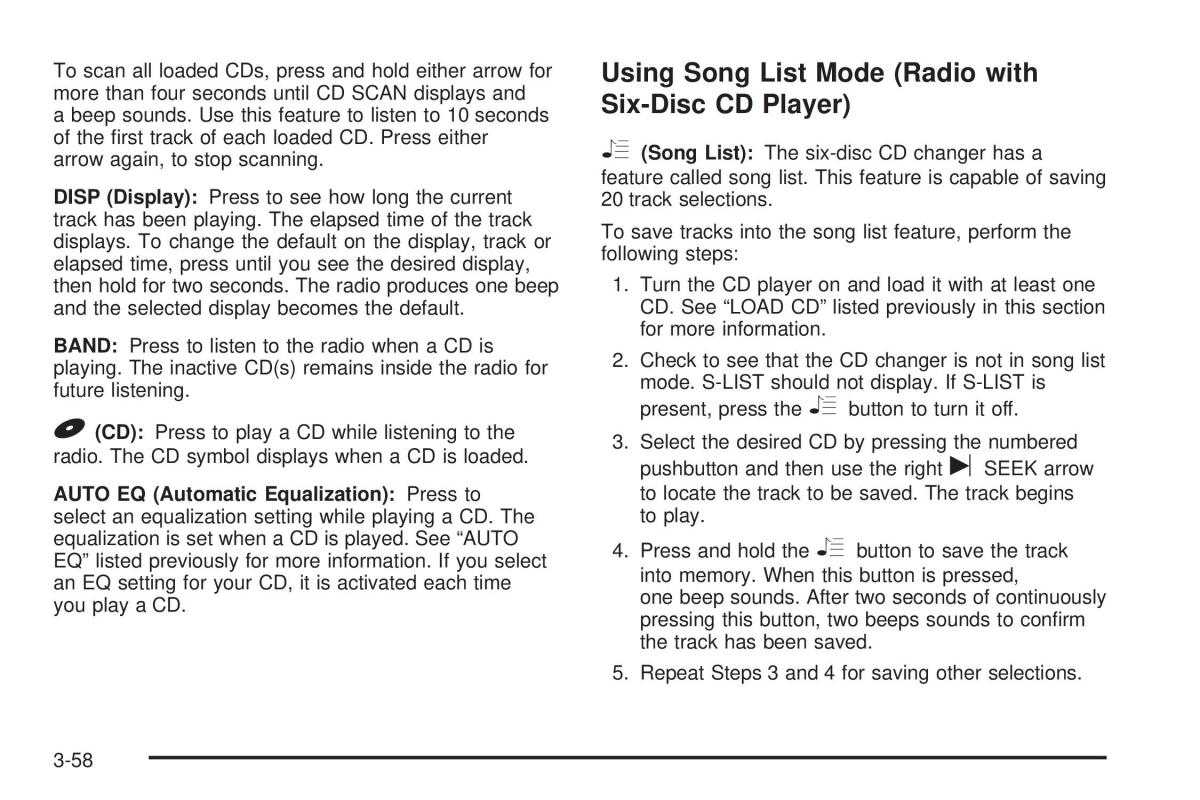 Hummer H3 owners manual / page 192