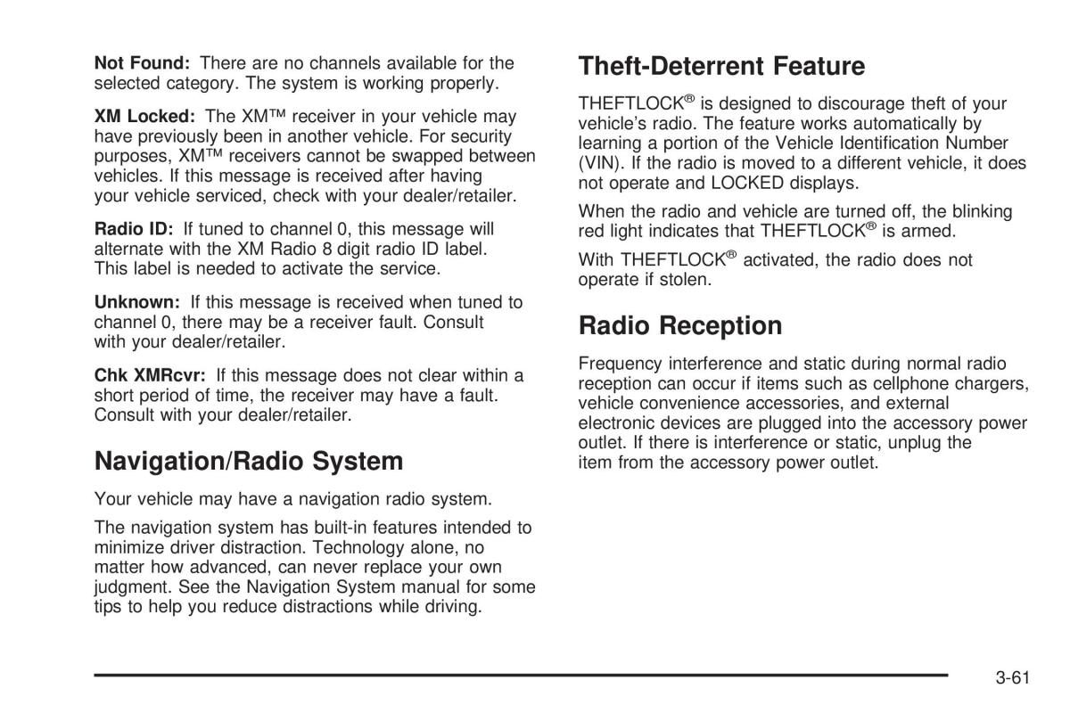 Hummer H3 owners manual / page 195