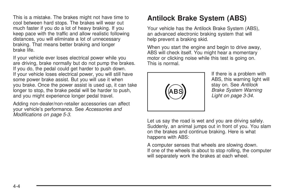 Hummer H3 owners manual / page 200