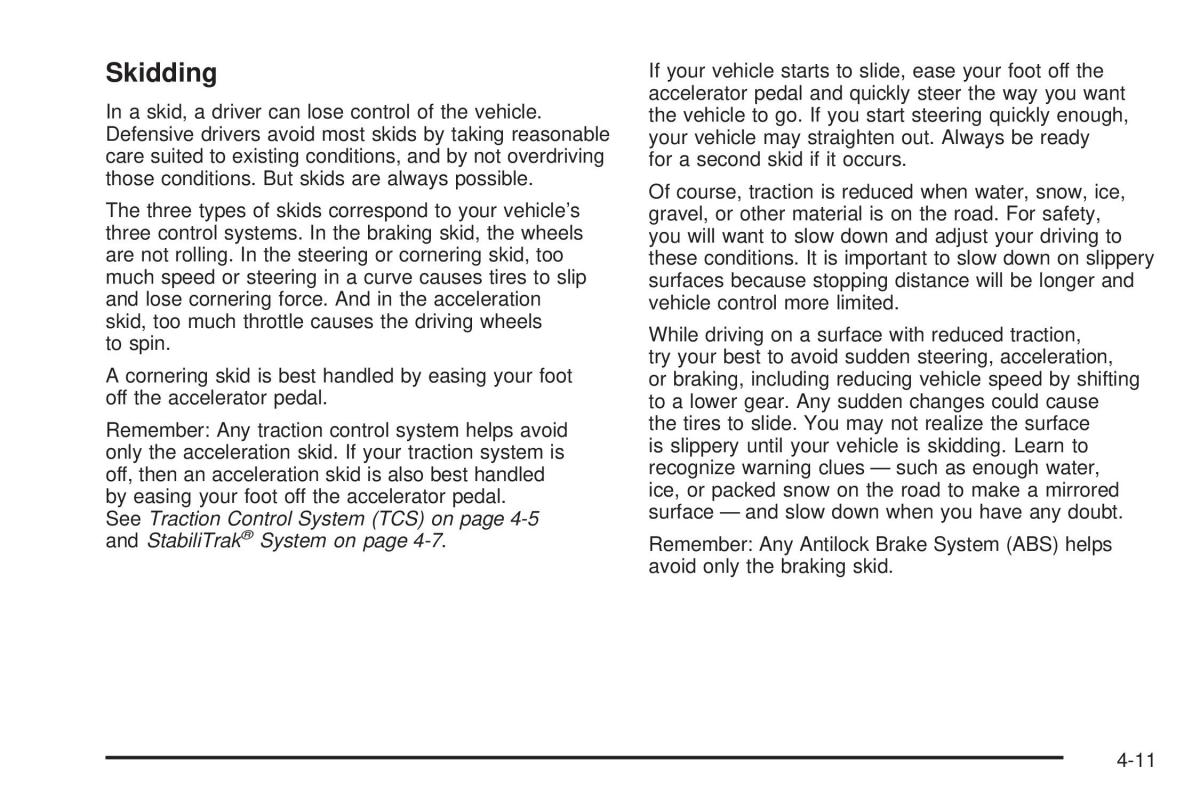 Hummer H3 owners manual / page 207