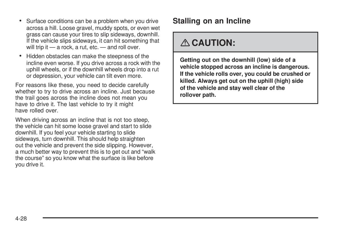 Hummer H3 owners manual / page 224