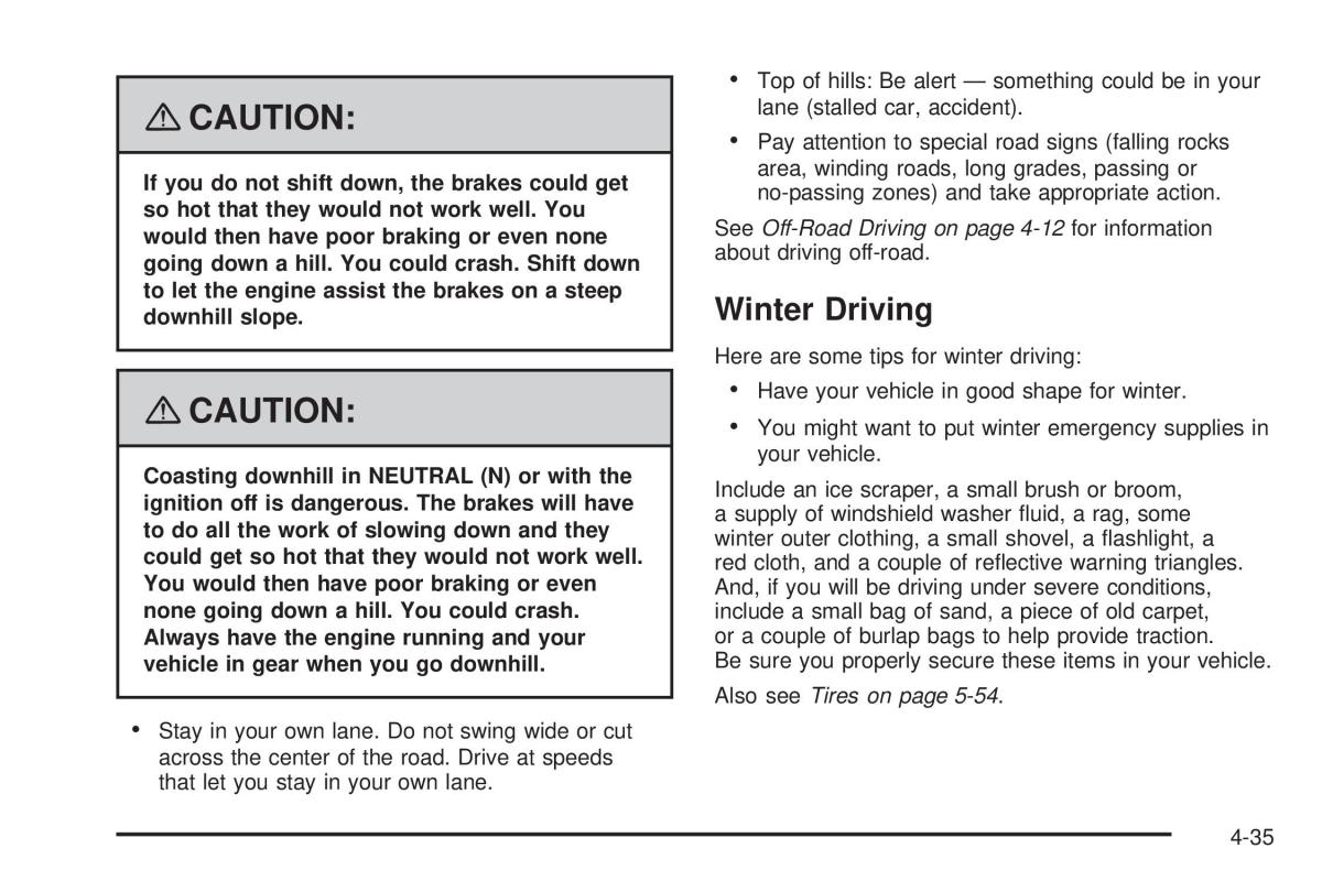 Hummer H3 owners manual / page 231