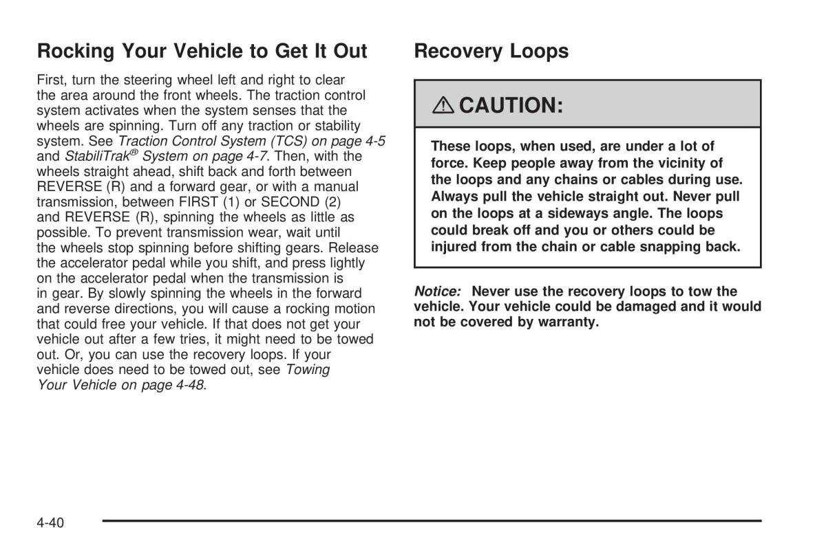 Hummer H3 owners manual / page 236