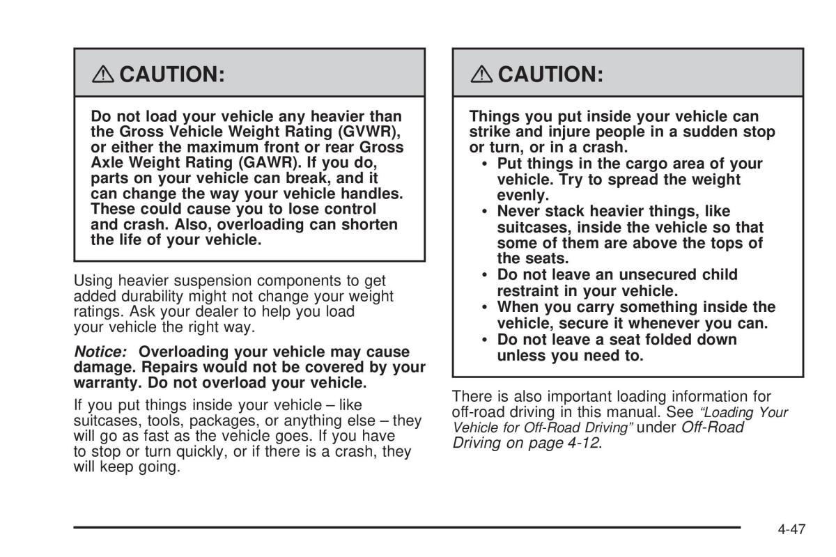 Hummer H3 owners manual / page 243