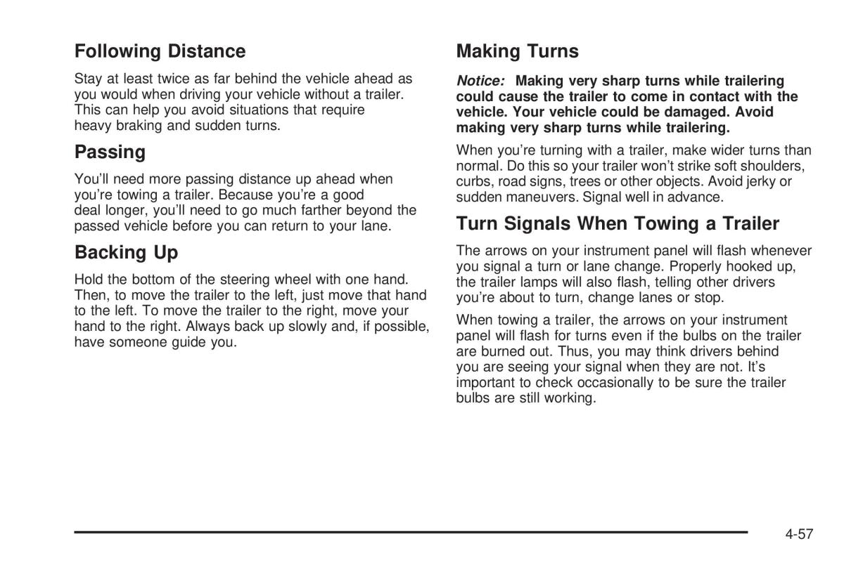 Hummer H3 owners manual / page 253