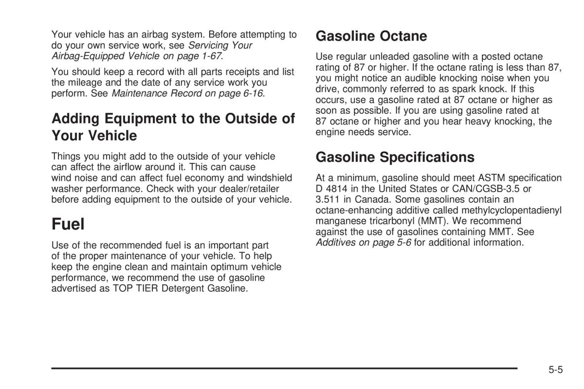 Hummer H3 owners manual / page 263