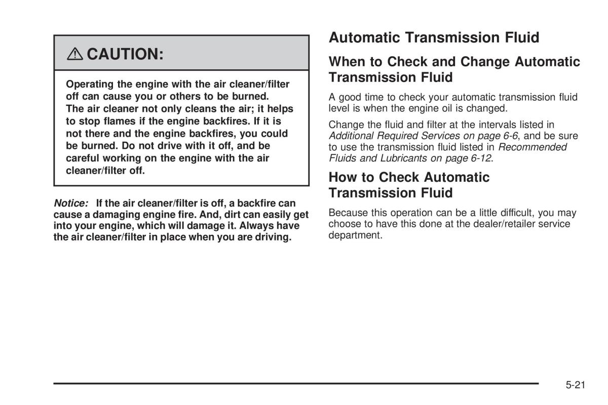 Hummer H3 owners manual / page 279