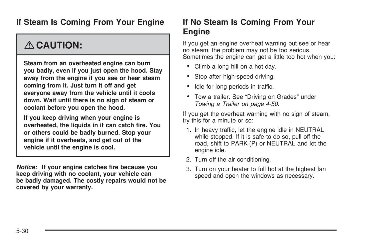 Hummer H3 owners manual / page 288