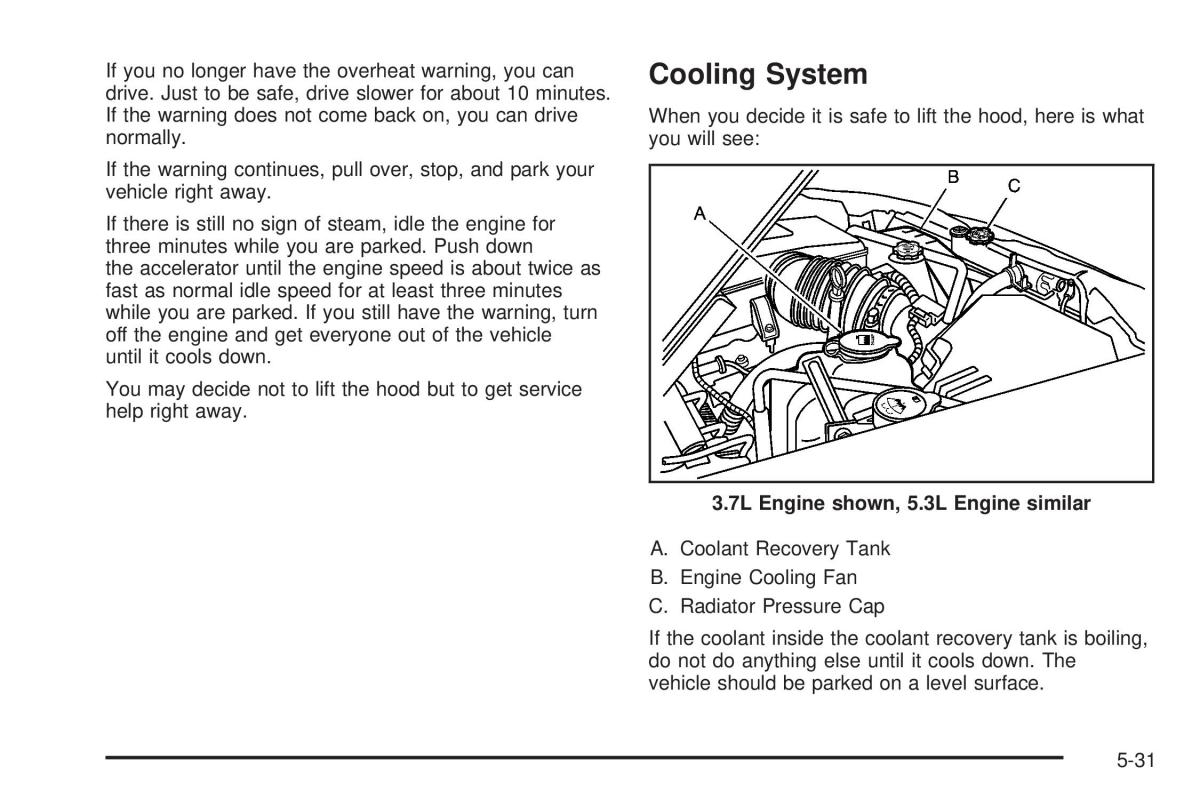 Hummer H3 owners manual / page 289