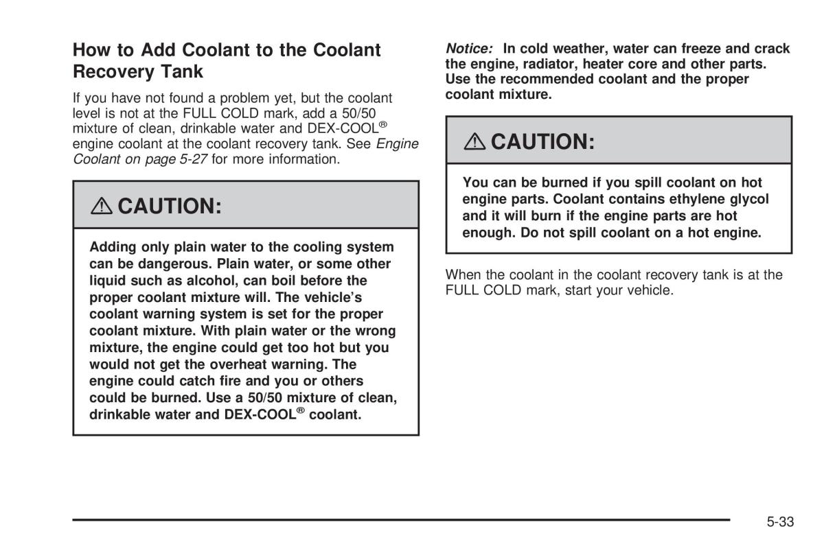 Hummer H3 owners manual / page 291