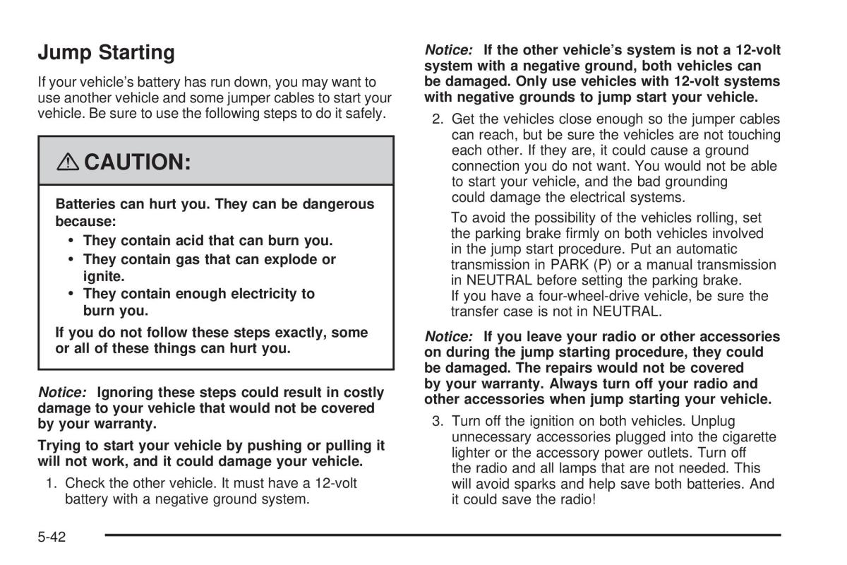 Hummer H3 owners manual / page 300