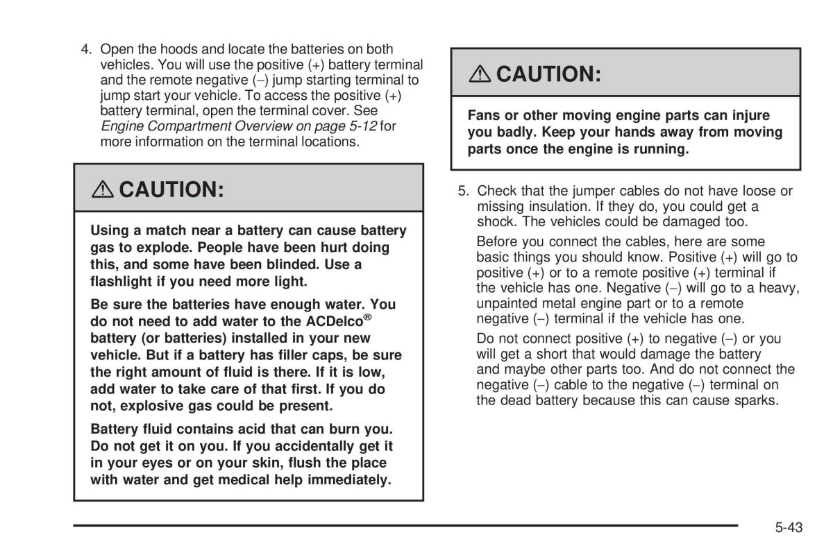 Hummer H3 owners manual / page 301