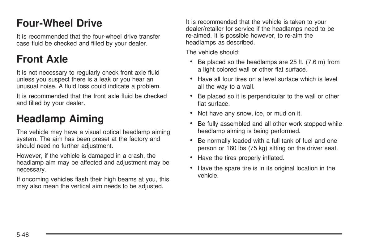 Hummer H3 owners manual / page 304