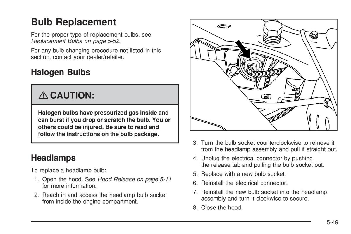 Hummer H3 owners manual / page 307