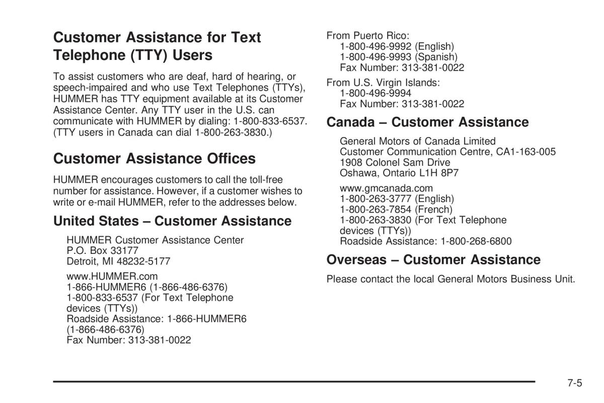 Hummer H3 owners manual / page 389