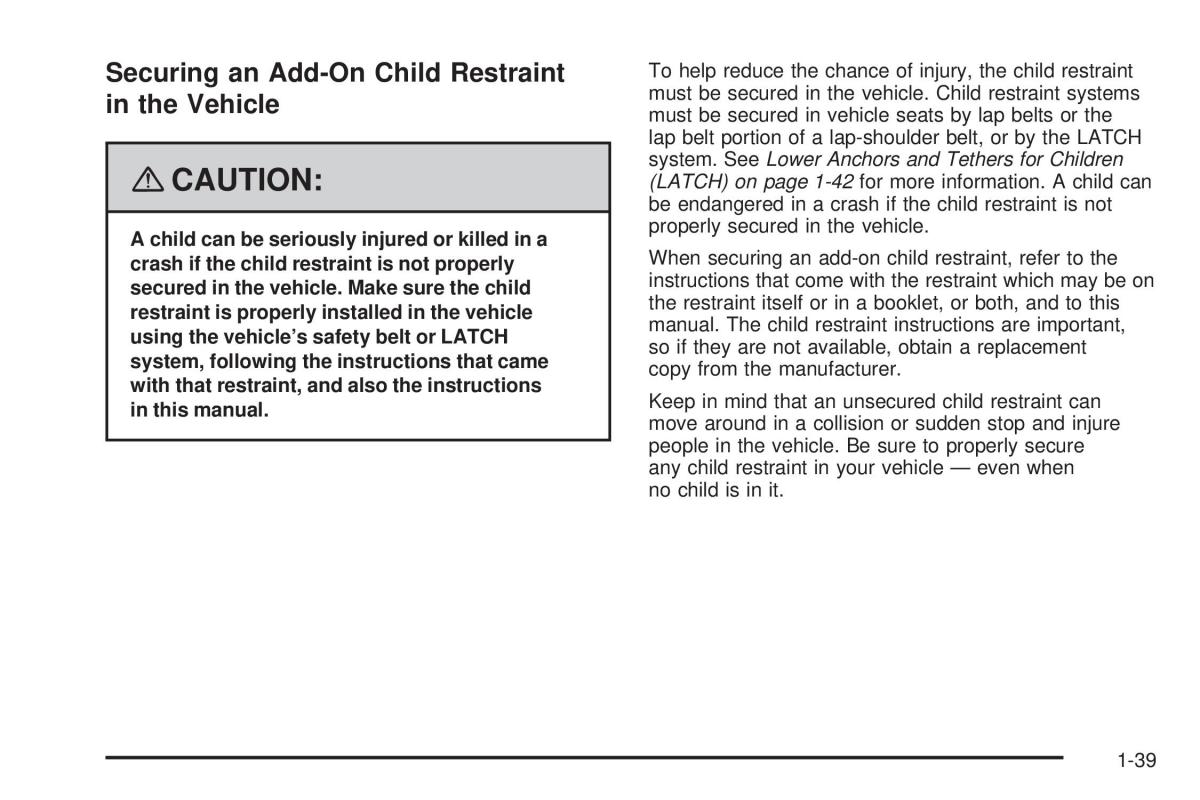 Hummer H3 owners manual / page 43