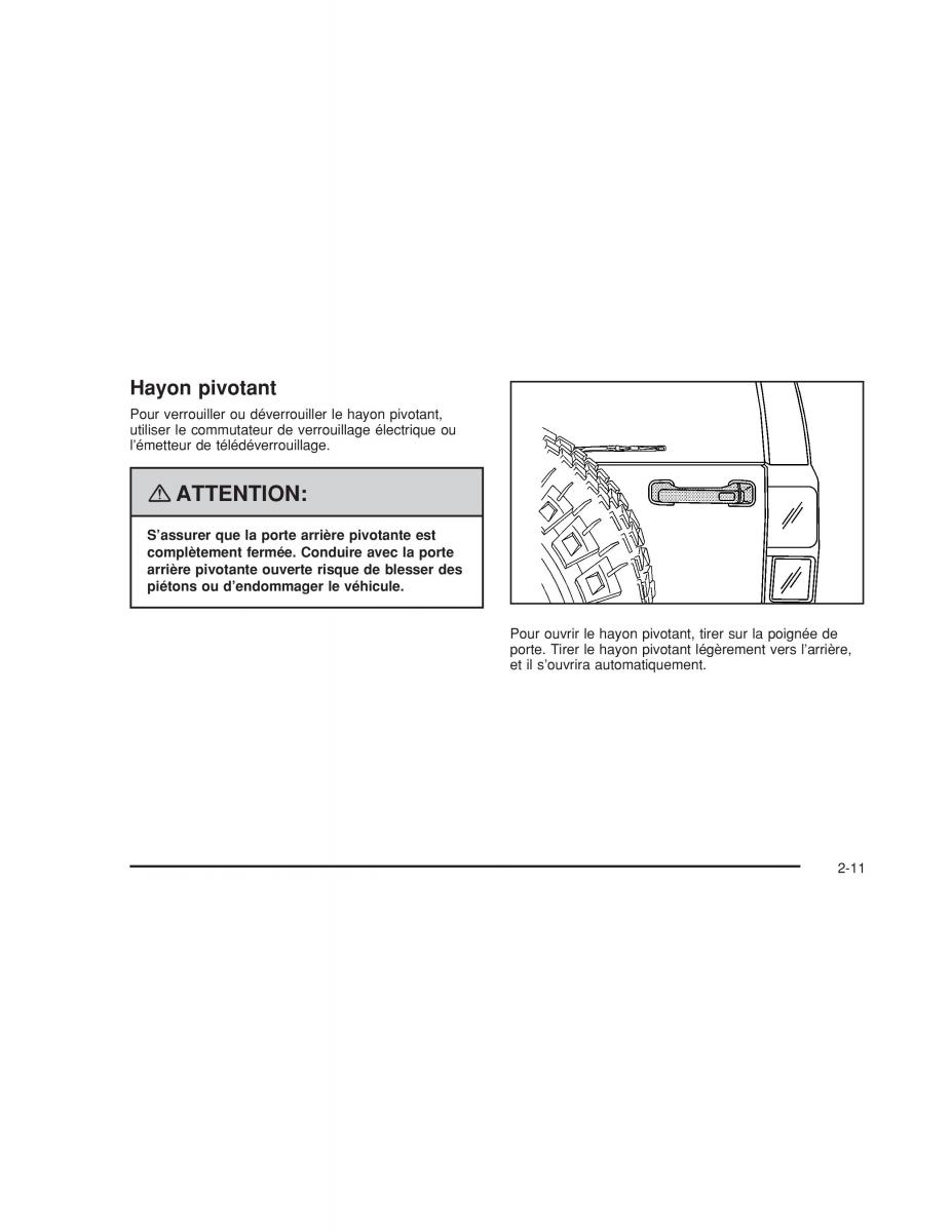 Hummer H3 manuel du proprietaire / page 89