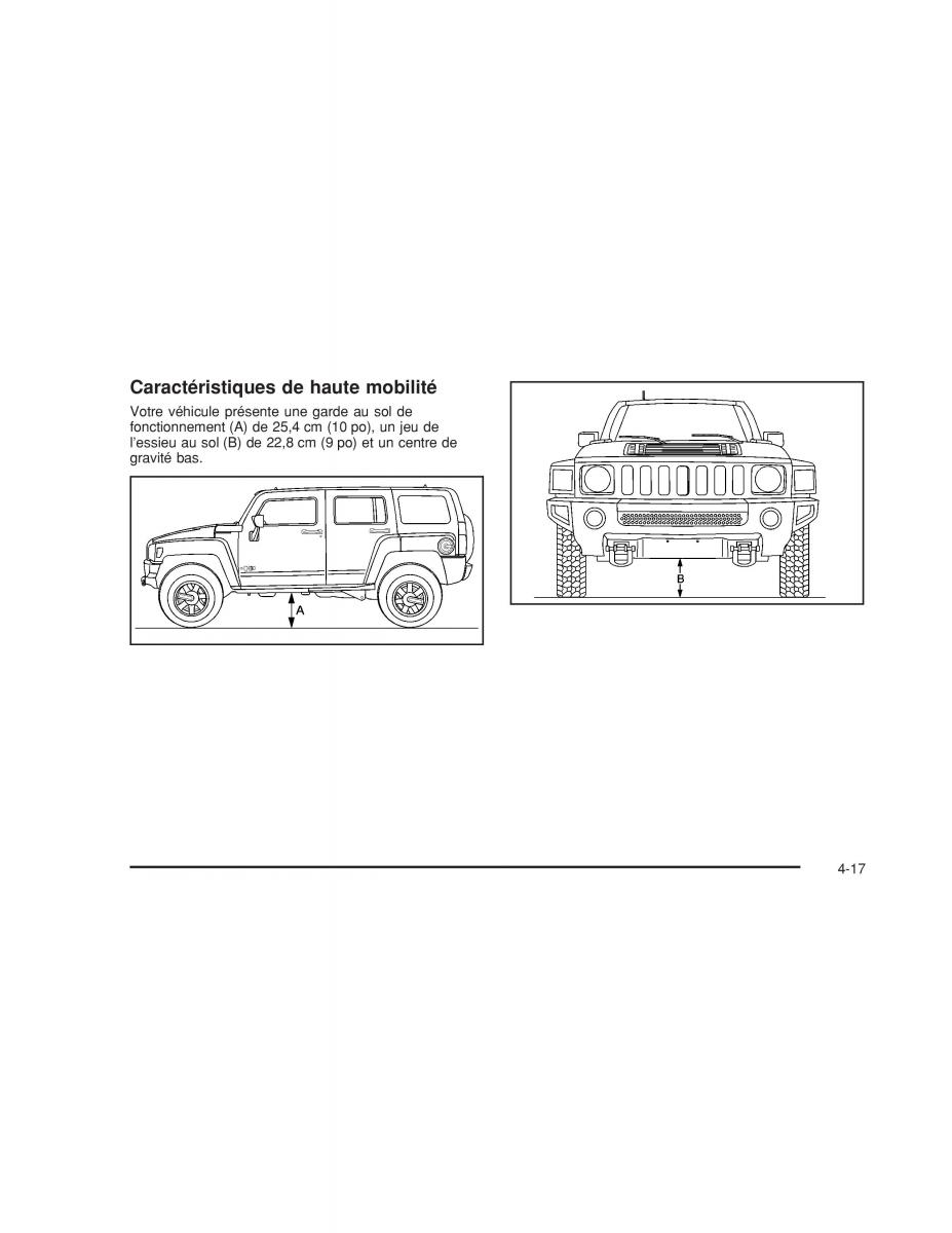 Hummer H3 manuel du proprietaire / page 241