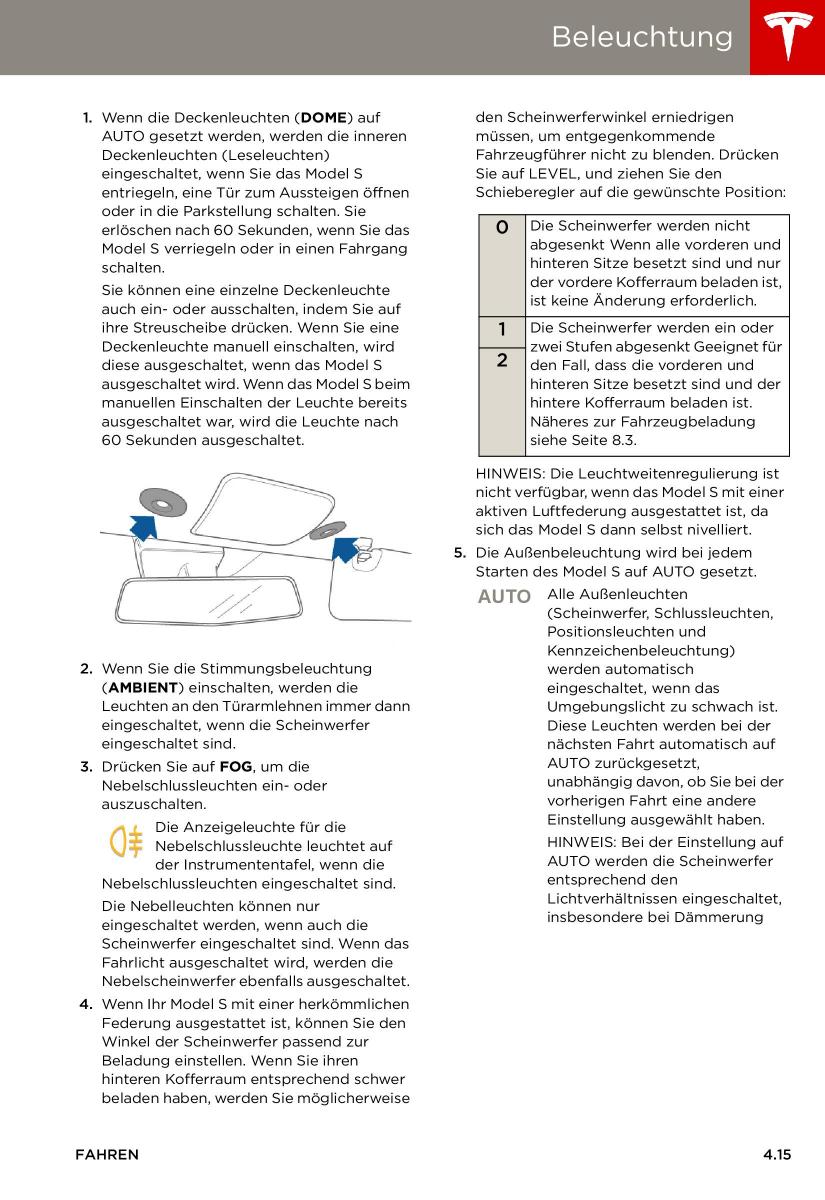 Tesla S Handbuch / page 55