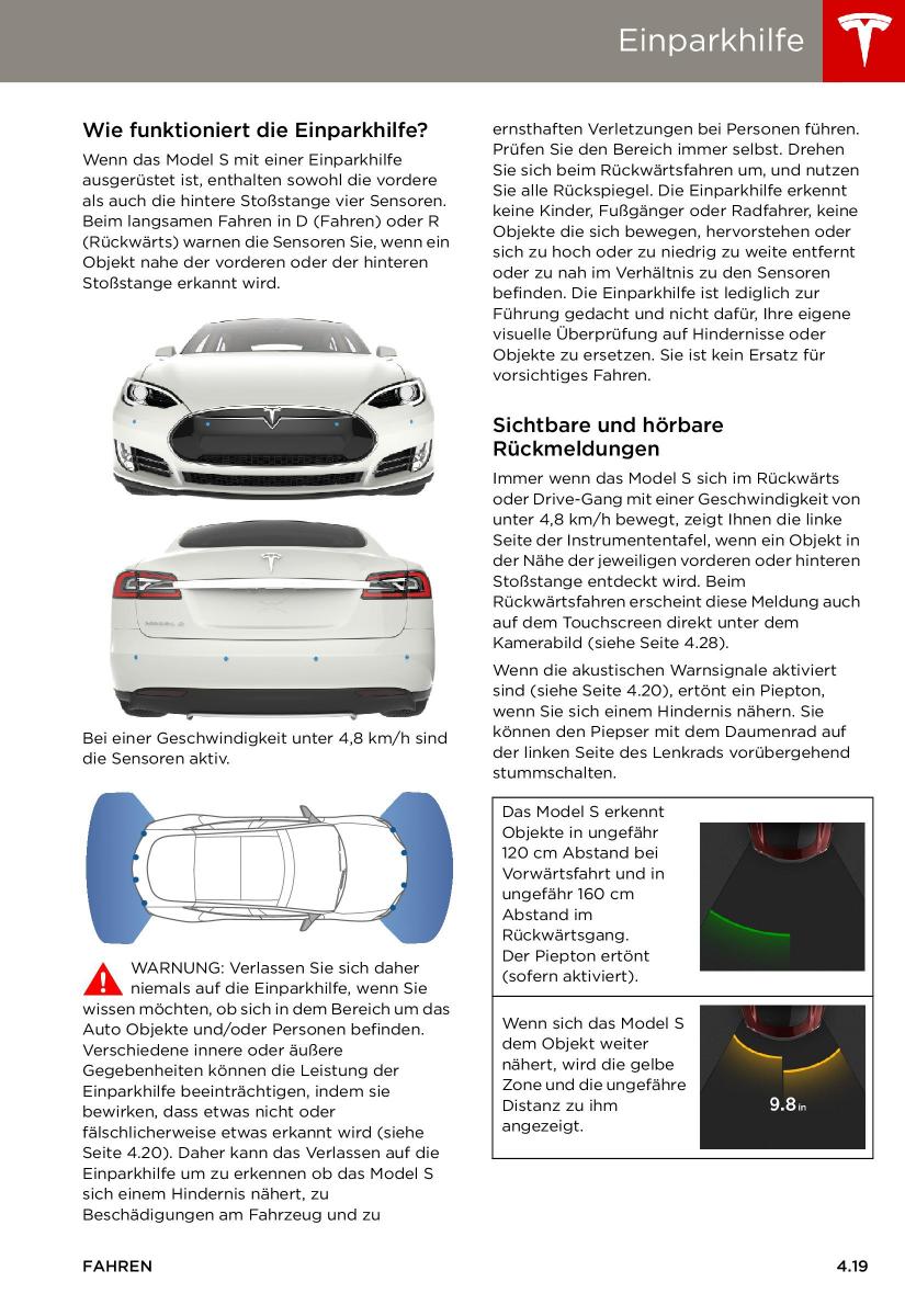 Tesla S Handbuch / page 59