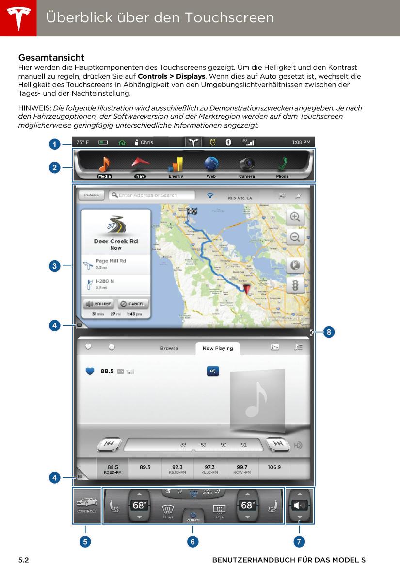 Tesla S Handbuch / page 70