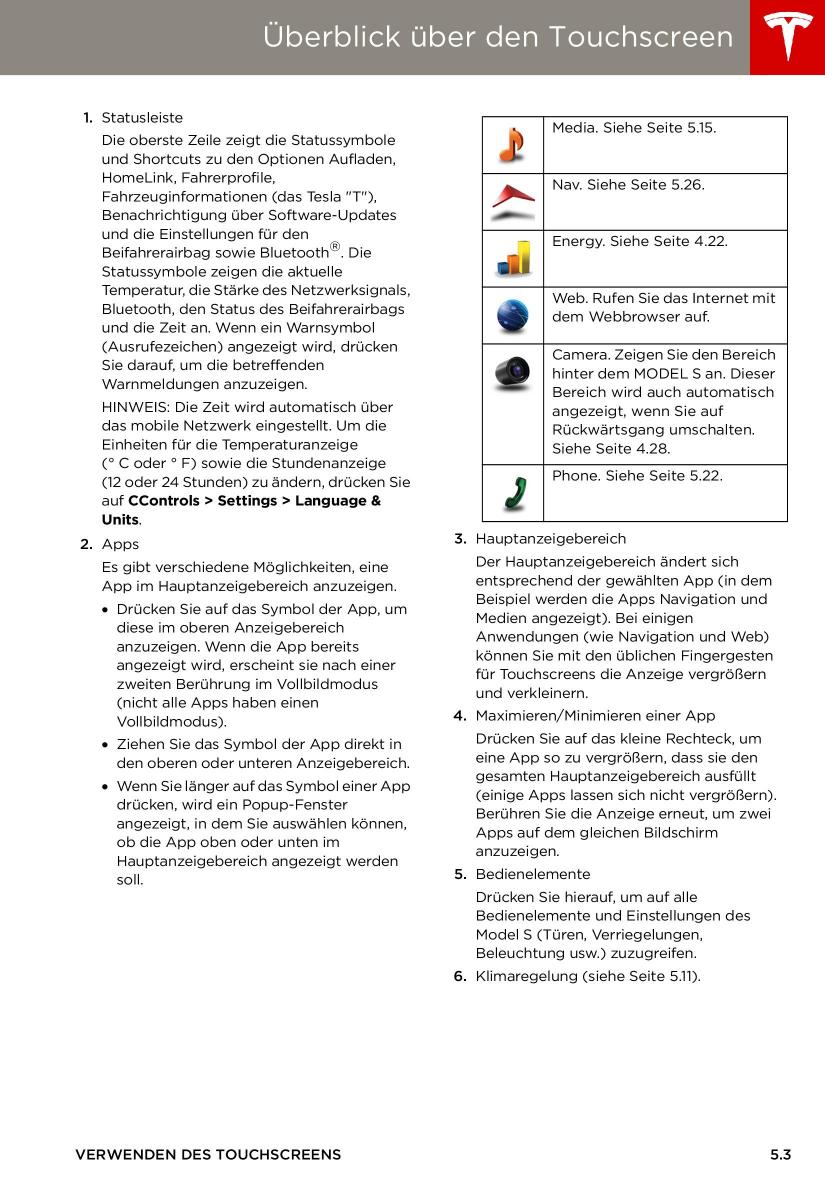 Tesla S Handbuch / page 71