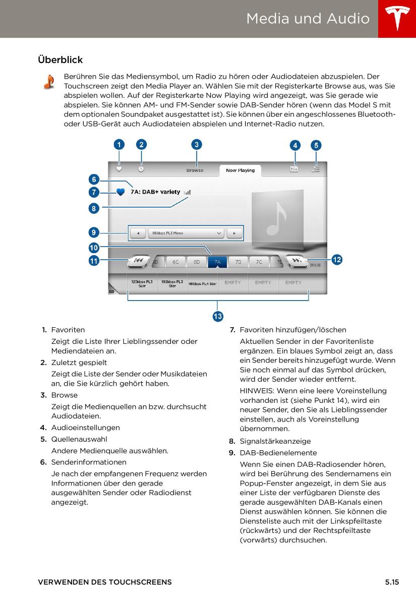 Tesla S Handbuch / page 83