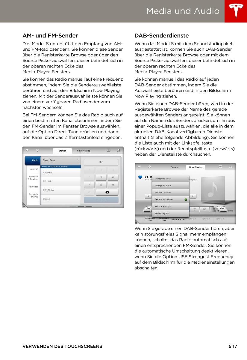 Tesla S Handbuch / page 85