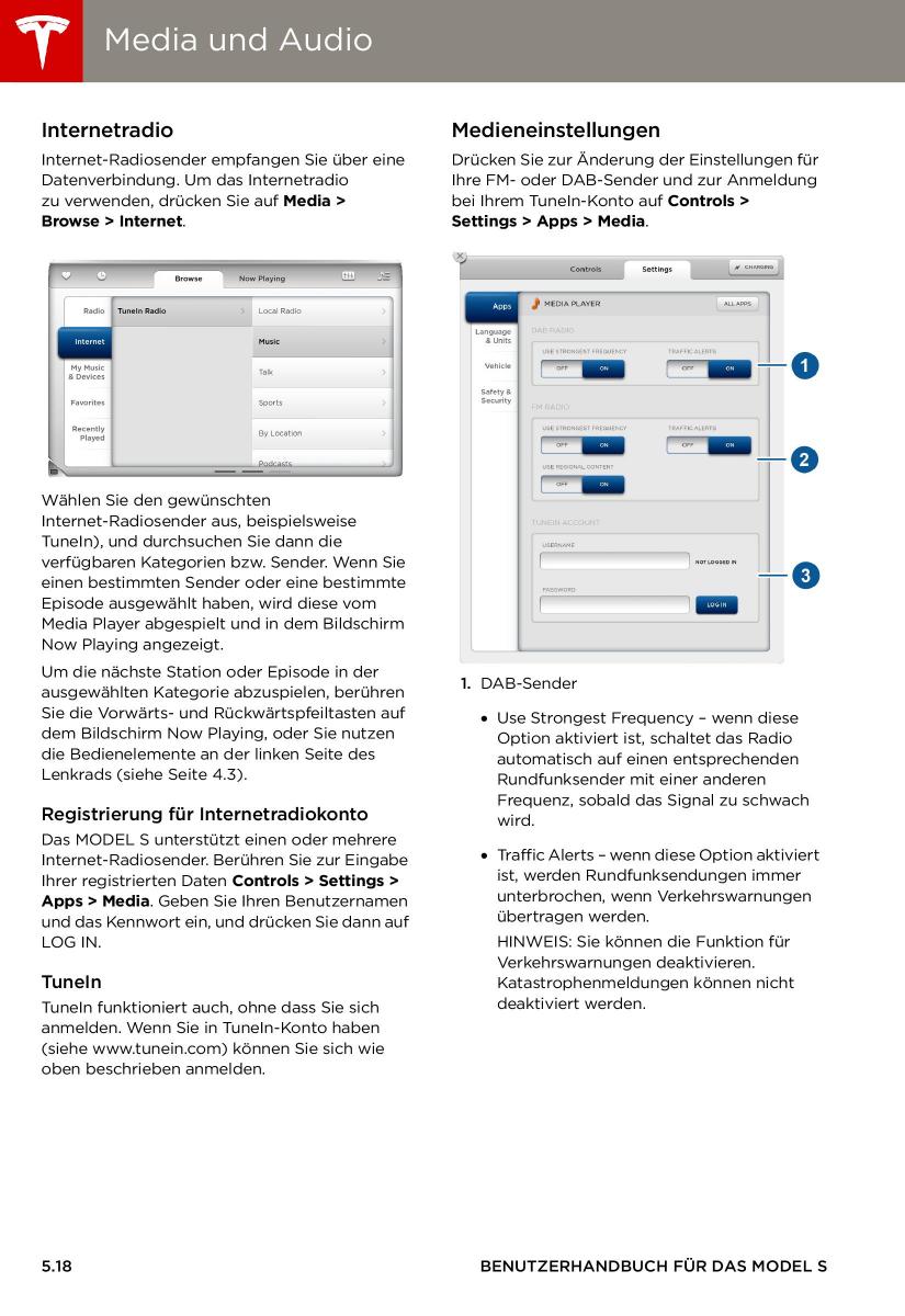 Tesla S Handbuch / page 86