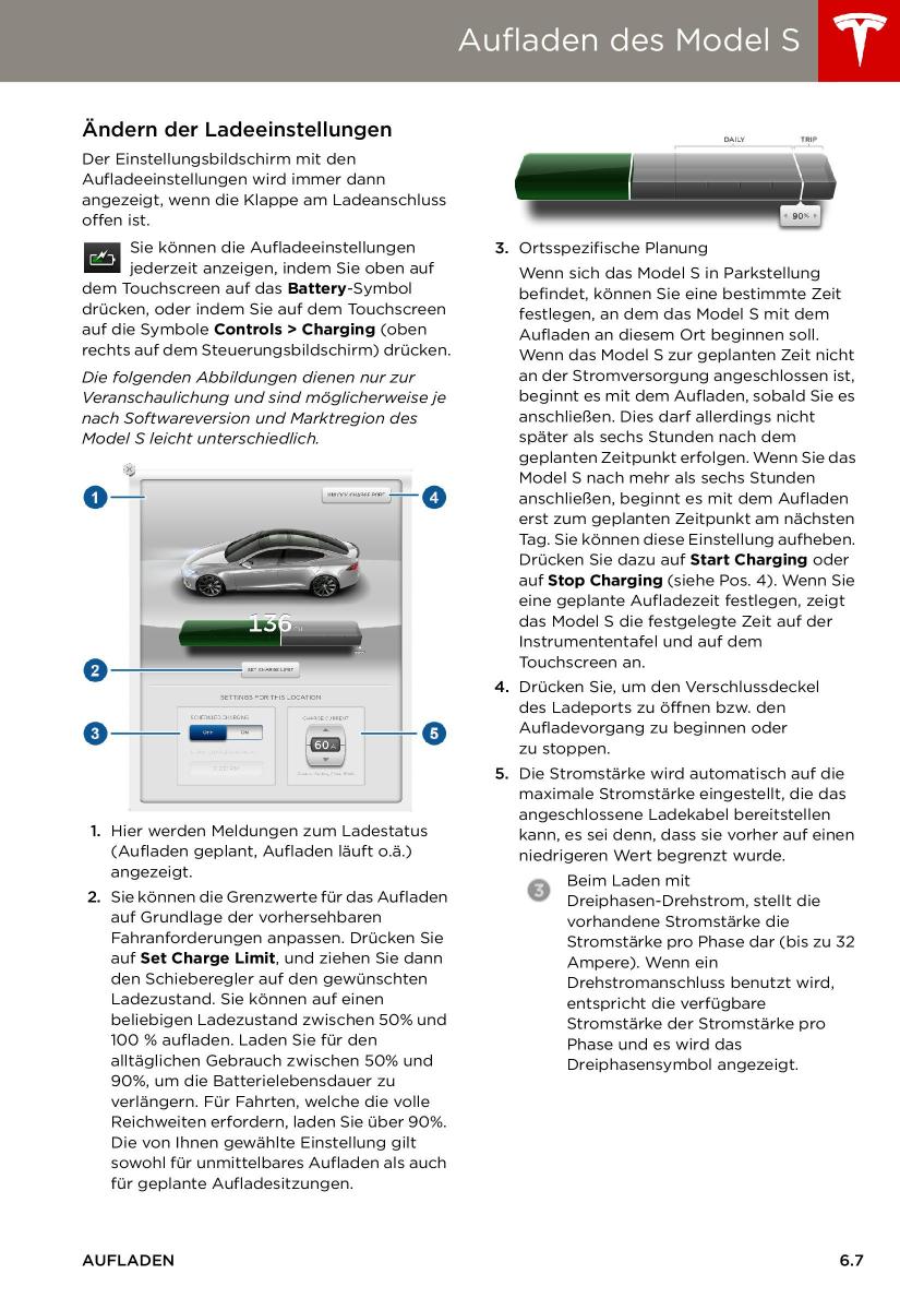 Tesla S Handbuch / page 107